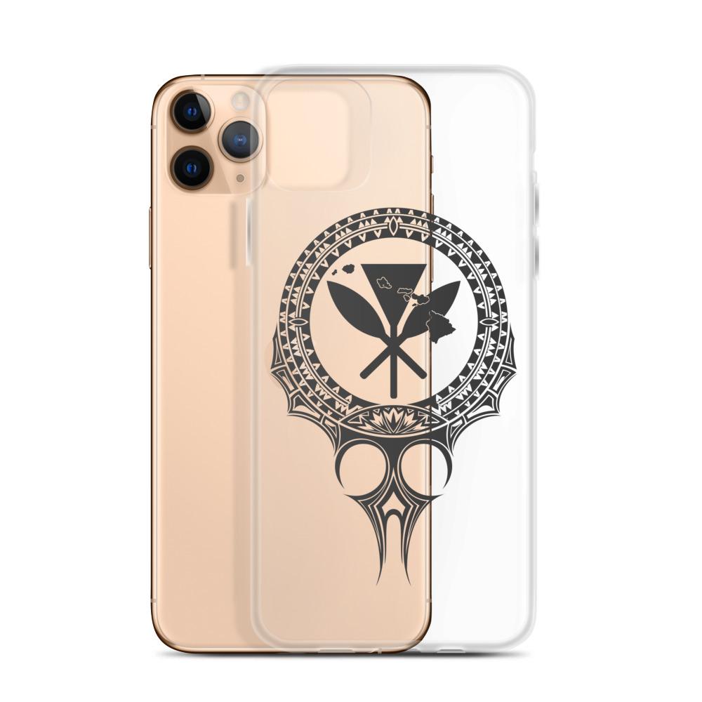 Kanaka Maoli Iphone Case The Eyes Gray AH iPhone 11 Pro Max Phone Case Gray - Polynesian Pride