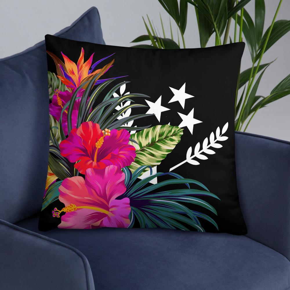 Kosrae Micronesia Basic Pillow - Tropical Bouquet - Polynesian Pride