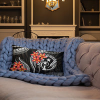 Kosrae Micronesian Pillow - White Plumeria - Polynesian Pride