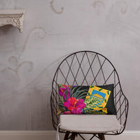 Tuvalu Polynesian Basic Pillow - Tropical Bouquet - Polynesian Pride