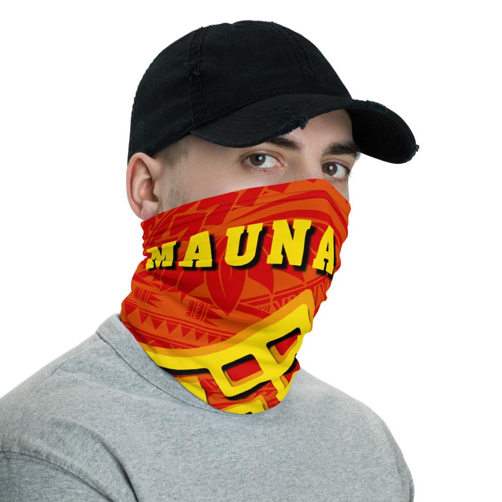 Hawaiian Bandana Tribal Mauna Kea Neck Gaiter - AH - Red - Polynesian Pride