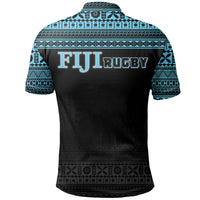 Fiji Polo Shirt Rugby Fijian Tapa Pattern - Polynesian Pride