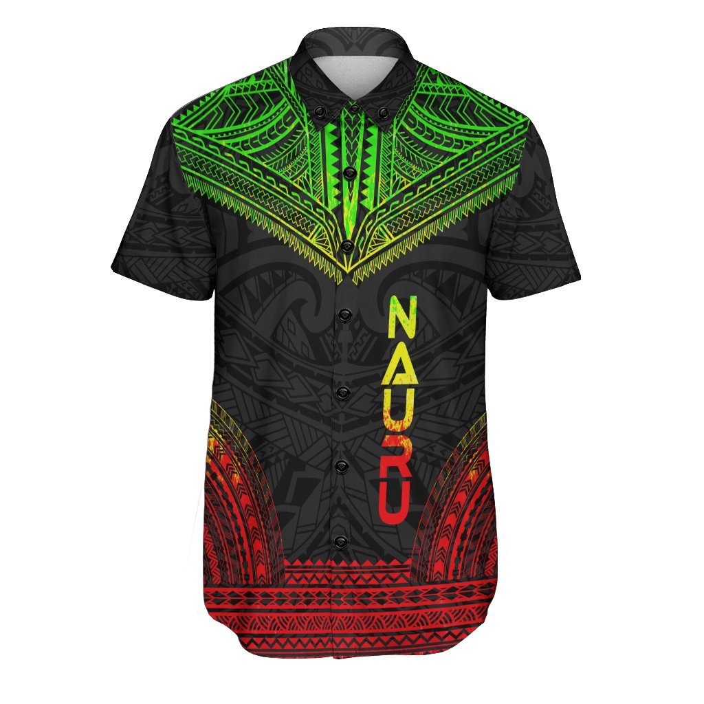 Nauru Polynesian Chief Shirt - Reggae Version Men Reggae - Polynesian Pride
