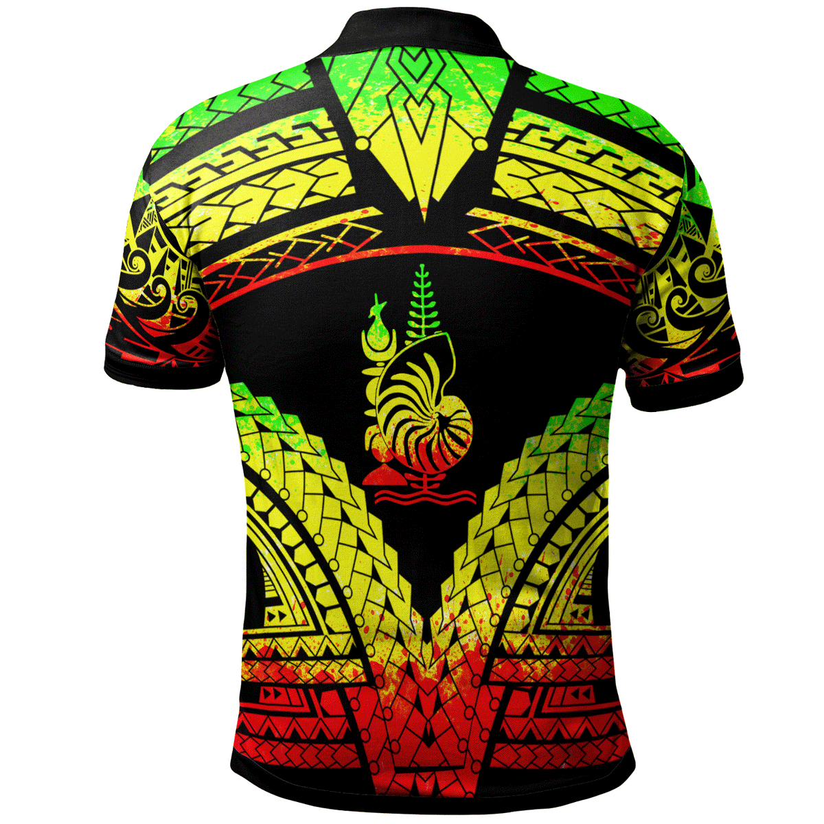 New Caledonia Polo Shirt A Piece Of My Heart - Polynesian Pride