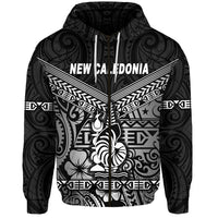 New Caledonia Zip Hoodie Simple Style Black LT8 - Polynesian Pride