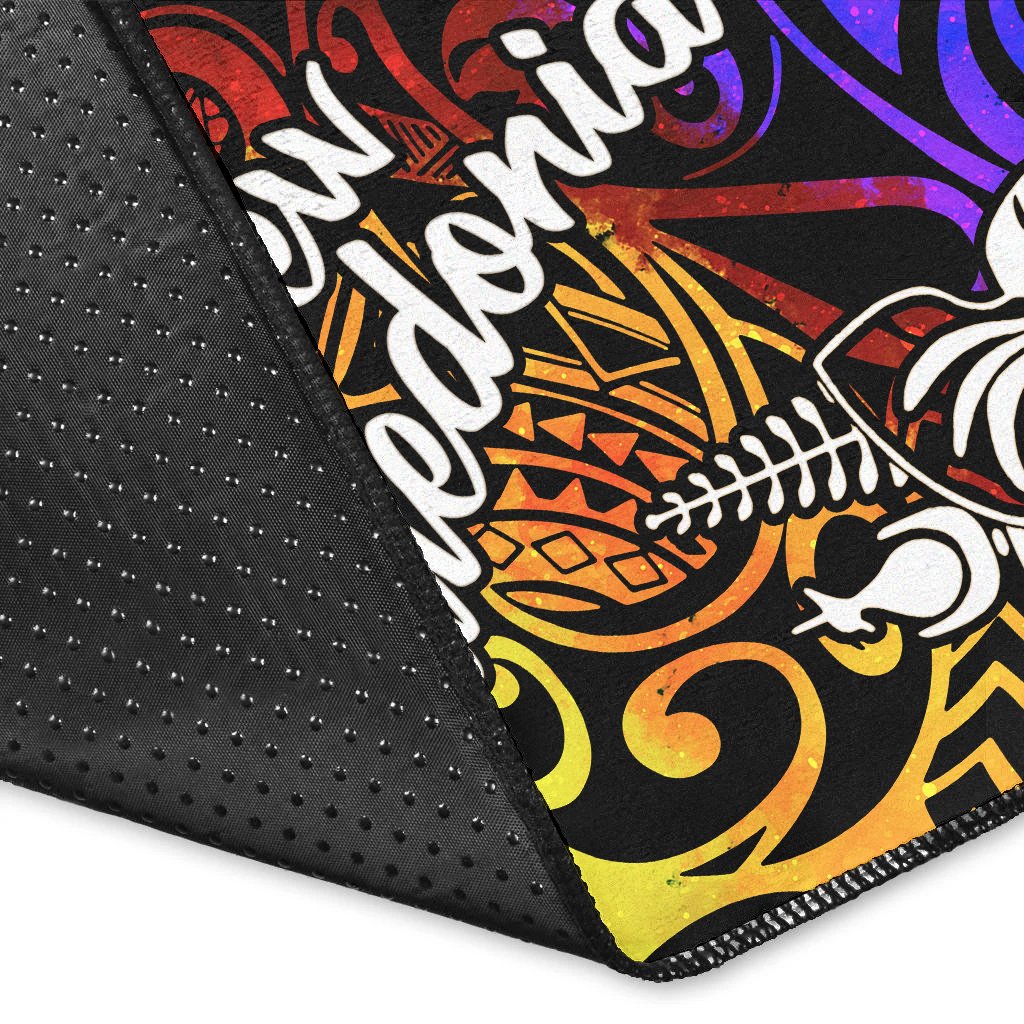 New Caledonia Area Rug - Rainbow Polynesian Pattern - Polynesian Pride