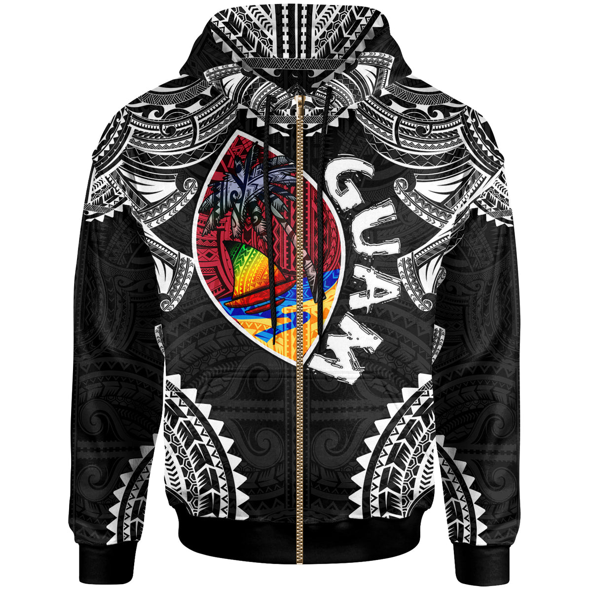 Guam Hoodie Custom Guam Independence Day Wish You A Very Happy Independence Day With Polynesian Patterns LT10 - Polynesian Pride