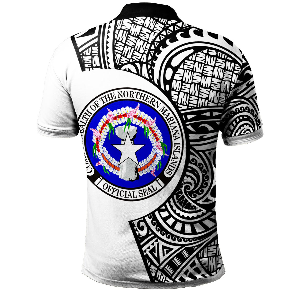 Northern Mariana Islands Polo Shirt Go Fishing - Polynesian Pride