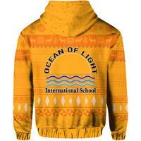 Ocean of Light International School Christmas Zip Hoodie Simple Style LT8 - Polynesian Pride