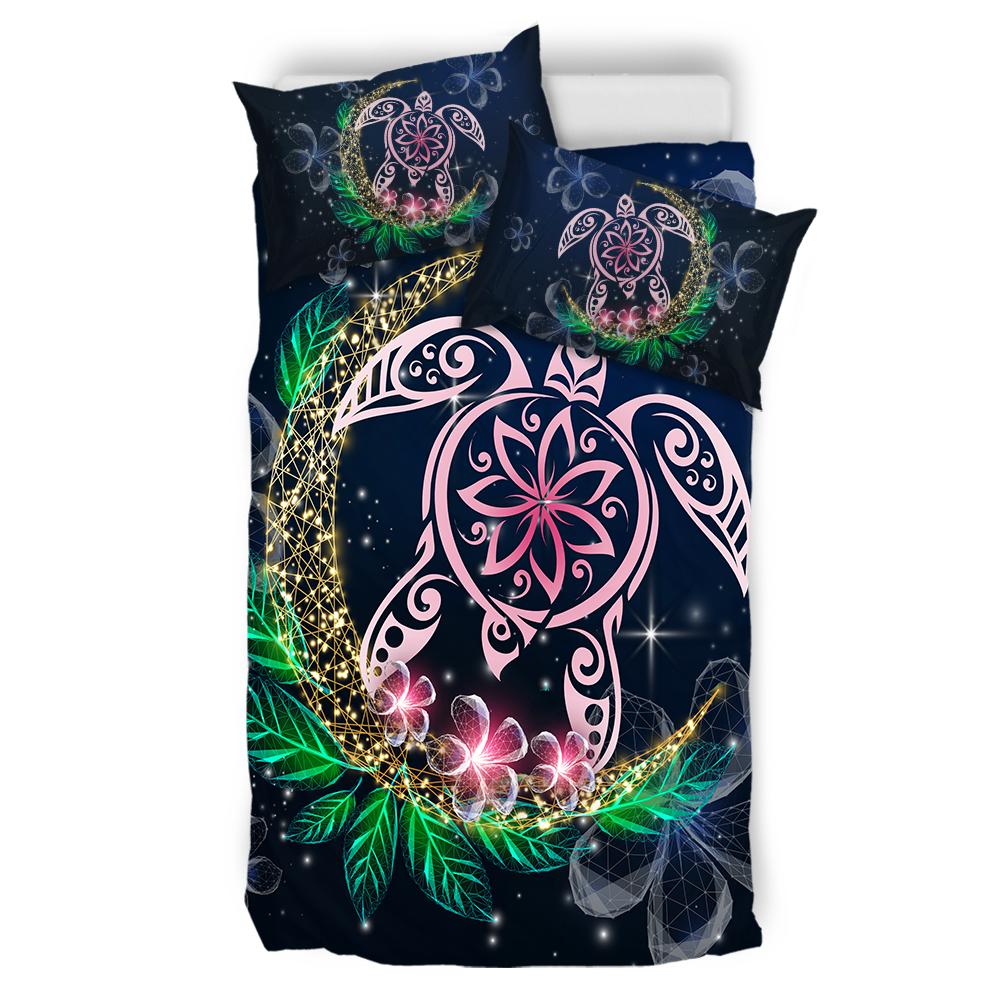 Hawaii Turtle Plumeria Bedding Set - Star Style AH - Polynesian Pride