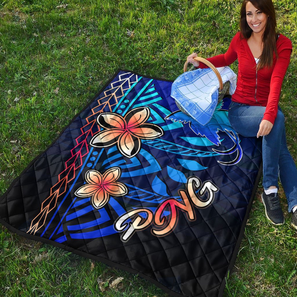 Papua New Guinea Premium Quilt - Vintage Tribal Mountain - Polynesian Pride