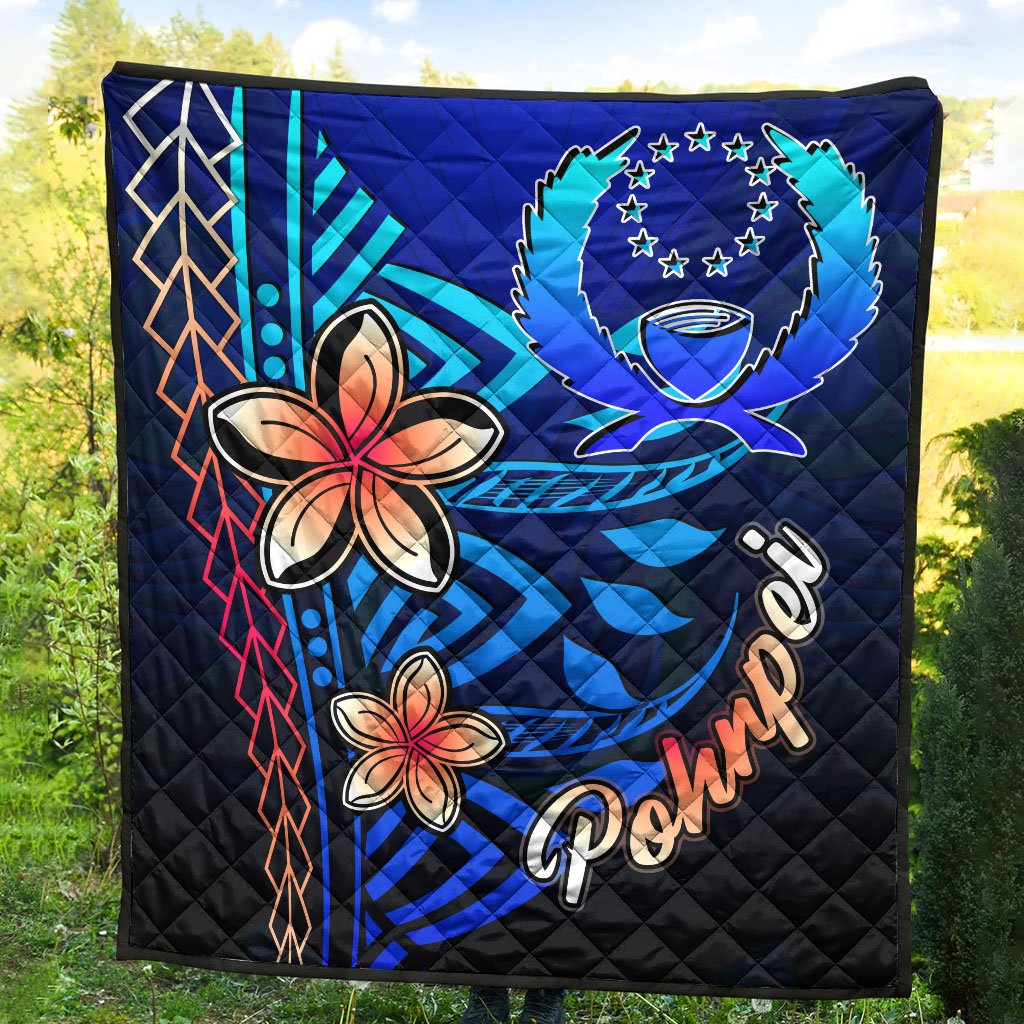 Pohnpei Premium Quilt - Vintage Tribal Mountain - Polynesian Pride