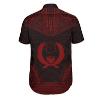 Pohnpei Polynesian Chief Shirt - Red Version - Polynesian Pride