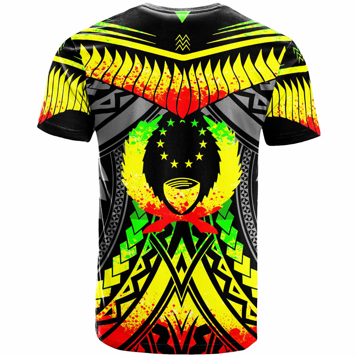 Pohnpei T Shirt Tooth Shaped Necklace Texture Reggae - Polynesian Pride