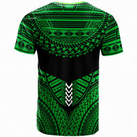 Chuuk T Shirt Tribal Pattern Cool Style Dark Green Color - Polynesian Pride