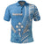 Custom Kosrae Of Micronesia Polo Shirt Vibe Style LT6 Blue - Polynesian Pride
