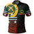 Custom Penama Day Polo Shirt Polynesian Patterns Mix Sand Drawing LT6 Red - Polynesian Pride