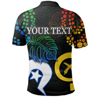 Custom South Sea Islanders Polo Shirt Torres Strait Islander LT6 - Polynesian Pride