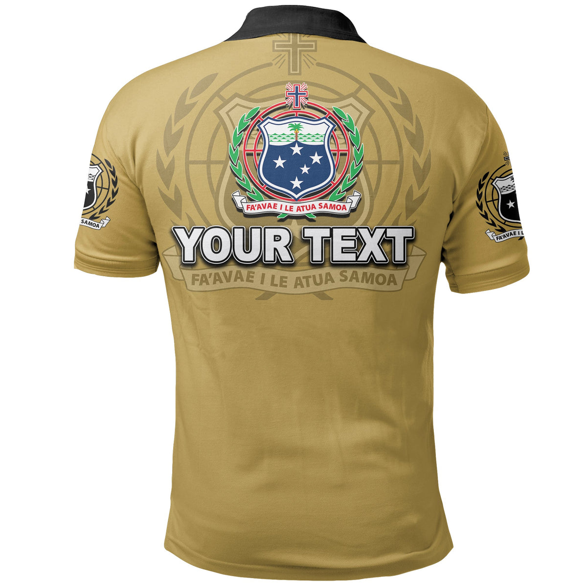Custom Samoa Tribal Tattoo Coat Of Arms Polo Shirt No.2 LT6 - Polynesian Pride