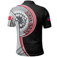 Custom Samoa Tribal Tattoo Polo Shirt No.4 LT6 - Polynesian Pride