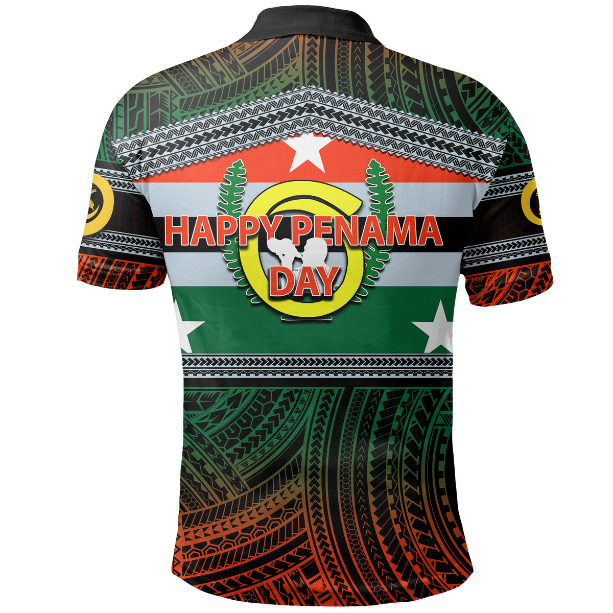 Penama Day Polo Shirt Of Vanuatu Polynesian Patterns LT6 - Polynesian Pride