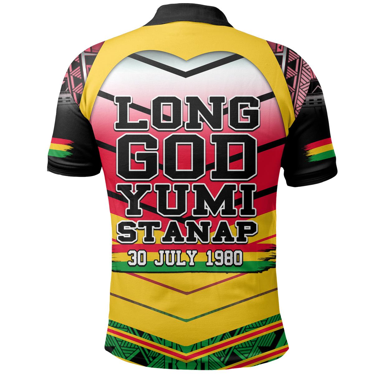 Polynesian Vanuatu 42 Anniversary Polo Shirt Custom LT6 - Polynesian Pride