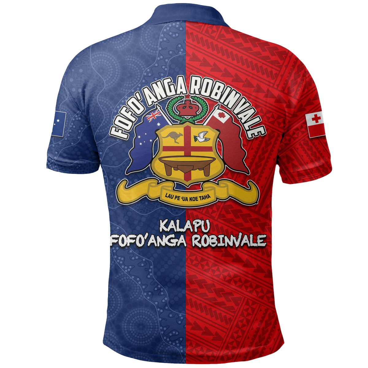 Custom Kalapu Fofoanga Robinvale Polo Shirt Half Style LT6 - Polynesian Pride