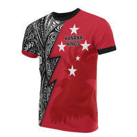 Papua New Guinea T Shirt Papua New Guinea Flag Kanaka Kings Unisex Red - Polynesian Pride