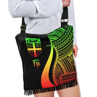 Fiji Boho Handbag - Reggae Polynesian Tentacle Tribal Pattern - Polynesian Pride