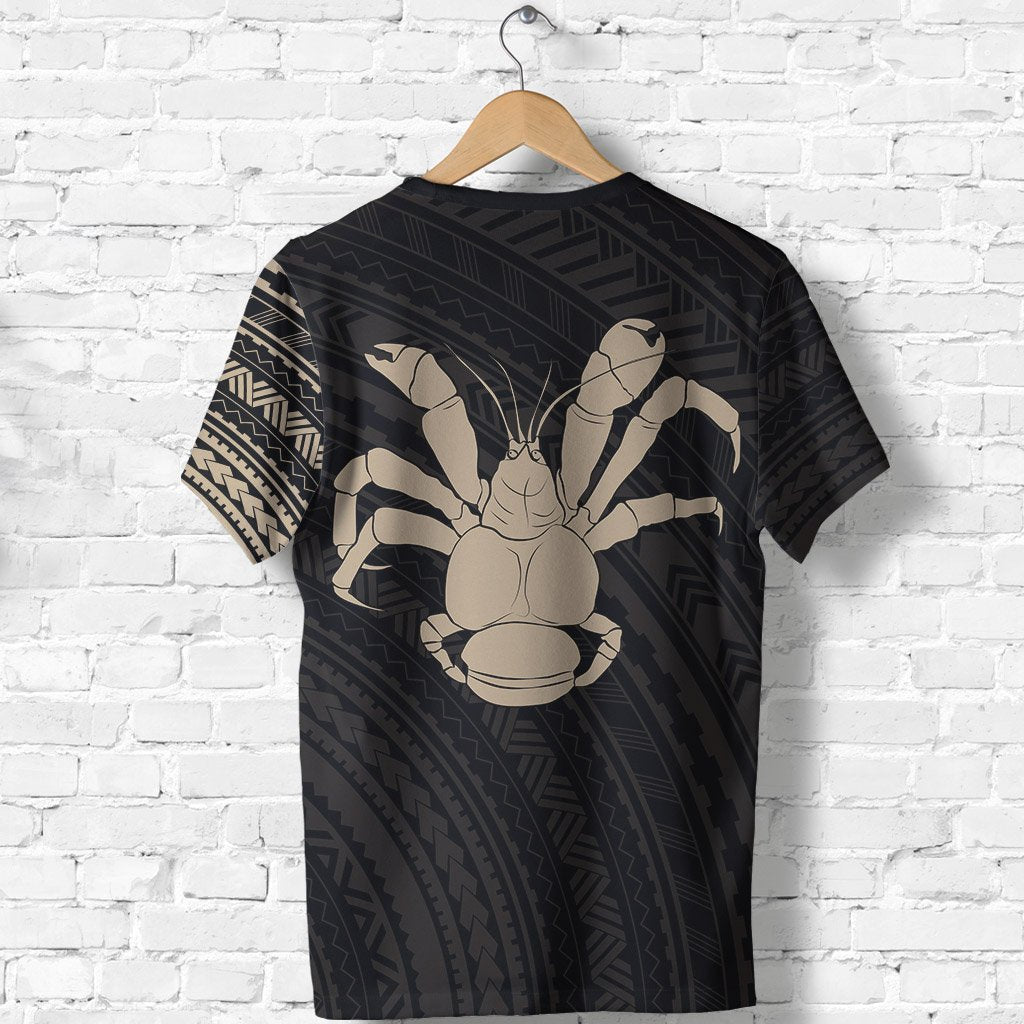 Niue T Shirt Niue Coconut Crab Polynesian Tattoo Style - Polynesian Pride