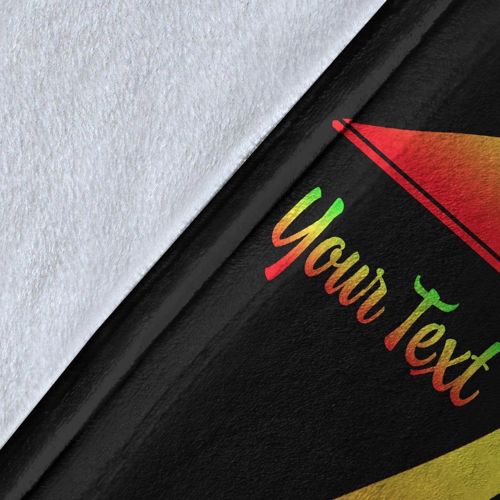 Tokelau Custom Personalised Premium Blanket - Reggae Polynesian Tentacle Tribal Pattern - Polynesian Pride