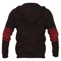 Maori Tattoo Hoodie, New Zealand Aotearoa Tattoo All Over Print Hoodie - Polynesian Pride