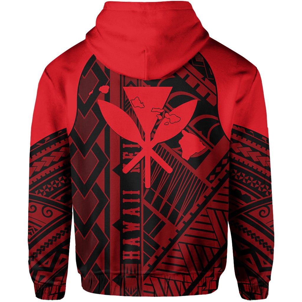 Hawaii Nei Hoodie Polynesian Red - Polynesian Pride