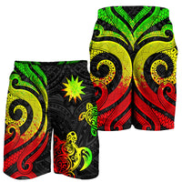 Nauru Men's Short - Reggae Tentacle Turtle - Polynesian Pride