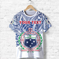 Custom Manu Samoa Rugby T Shirt Simple Style White Unisex White - Polynesian Pride