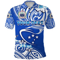 Custom Manu Samoa Rugby Polo Shirt Unique Vibes White - Polynesian Pride