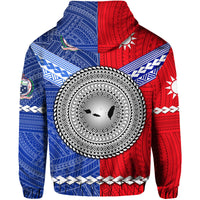 Taiwanese and Samoan Polynesian Hoodie Together LT8 - Polynesian Pride
