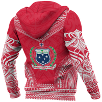 Samoa Polynesian Chief Hoodie Red Version - Polynesian Pride