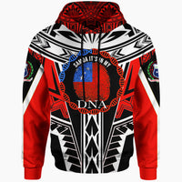 Samoa Hoodie Its In My DNA Red Color Unisex Red - Polynesian Pride