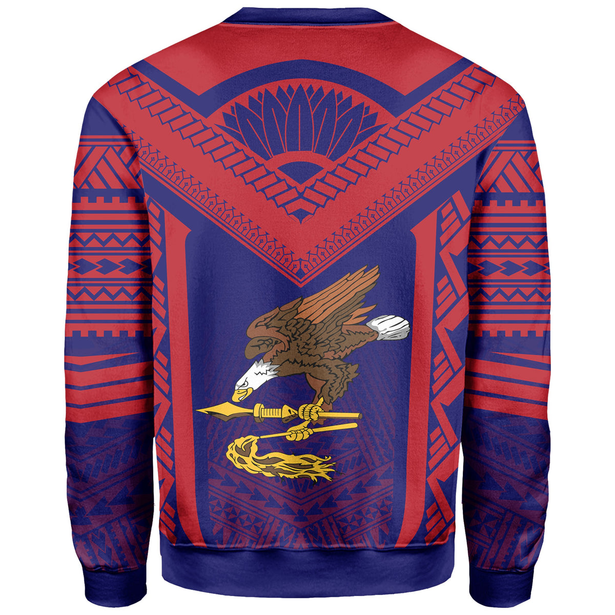 American Samoa Coat Of Arms Polynesian Sweatshirt Active - Polynesian Pride