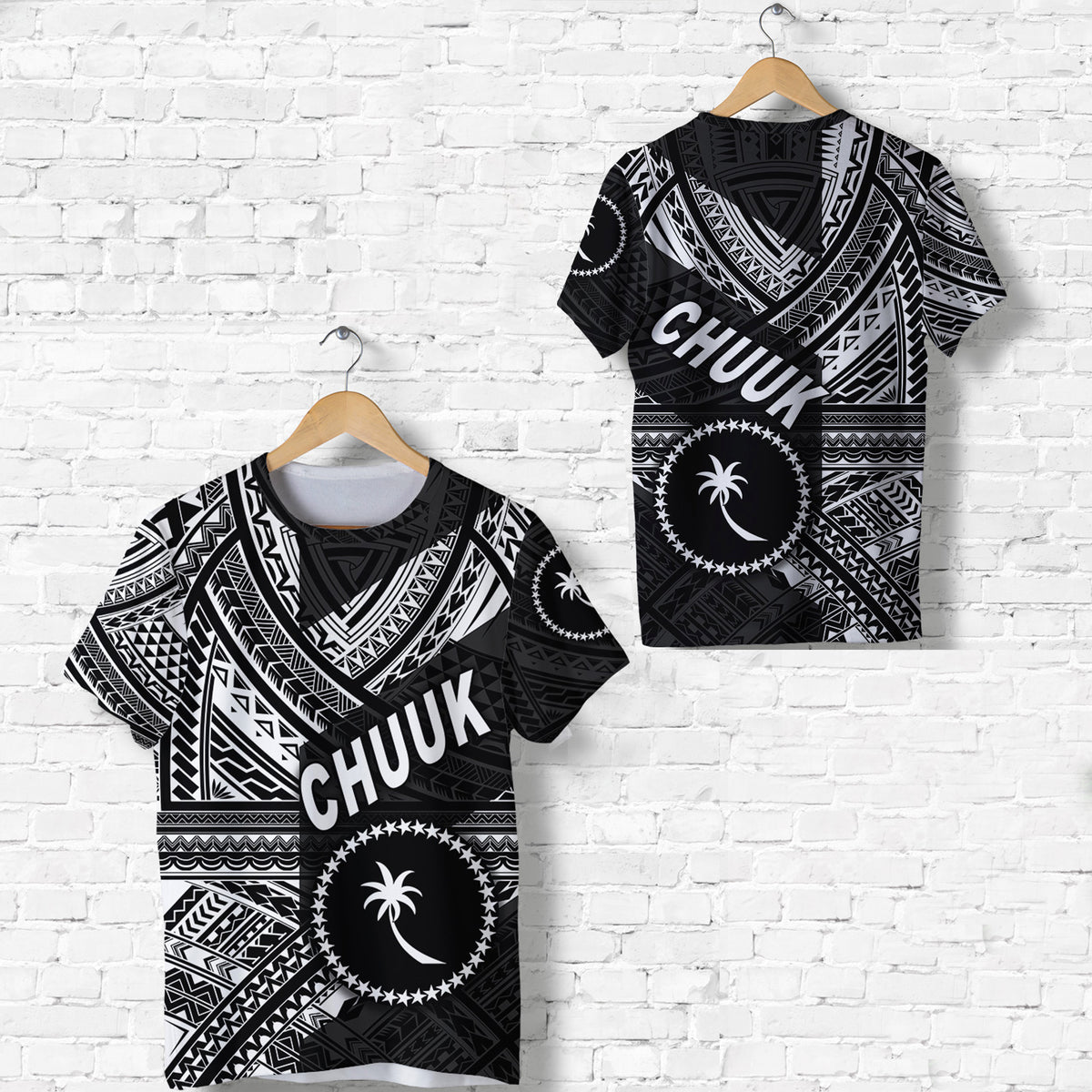 FSM Chuuk T Shirt Original Style Black LT8 Unisex Black - Polynesian Pride