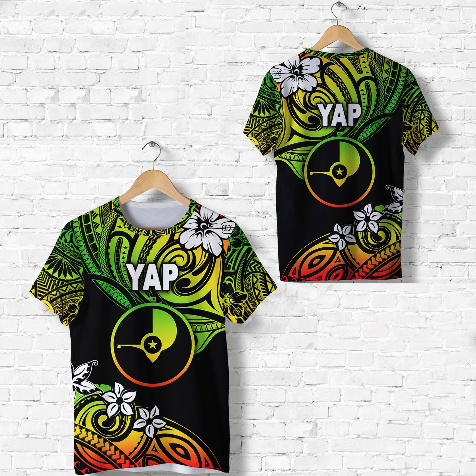 FSM Yap T Shirt Unique Vibes Reggae LT8 Unisex Reggae - Polynesian Pride
