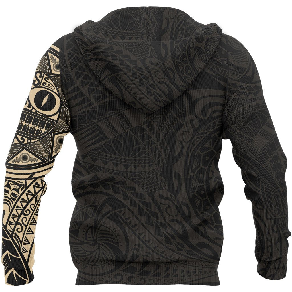 Hoodie Polynesian Tribal Sun Tattoo Style - Polynesian Pride