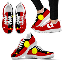 Tonga And Australia Sneakers Together - Original LT8 White - Polynesian Pride