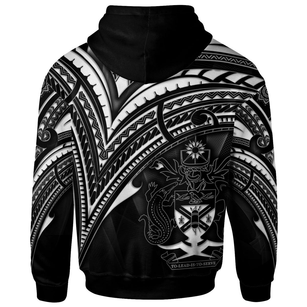 Solomon Islands Zip Hoodie Cross Style - Polynesian Pride