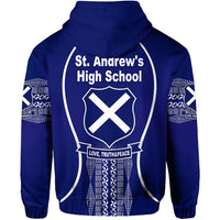St. andrews High School Zip Hoodie Unique Vibes LT8 - Polynesian Pride