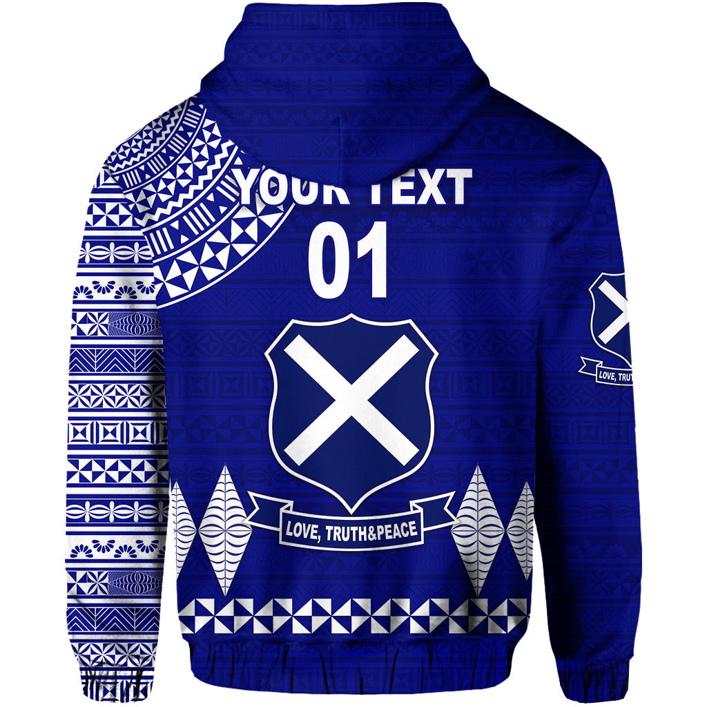 Custom St. andrews High School Zip Hoodie Simple Style LT8 - Polynesian Pride