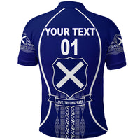Custom St. andrews High School Polo Shirt Unique Vibes LT8 - Polynesian Pride