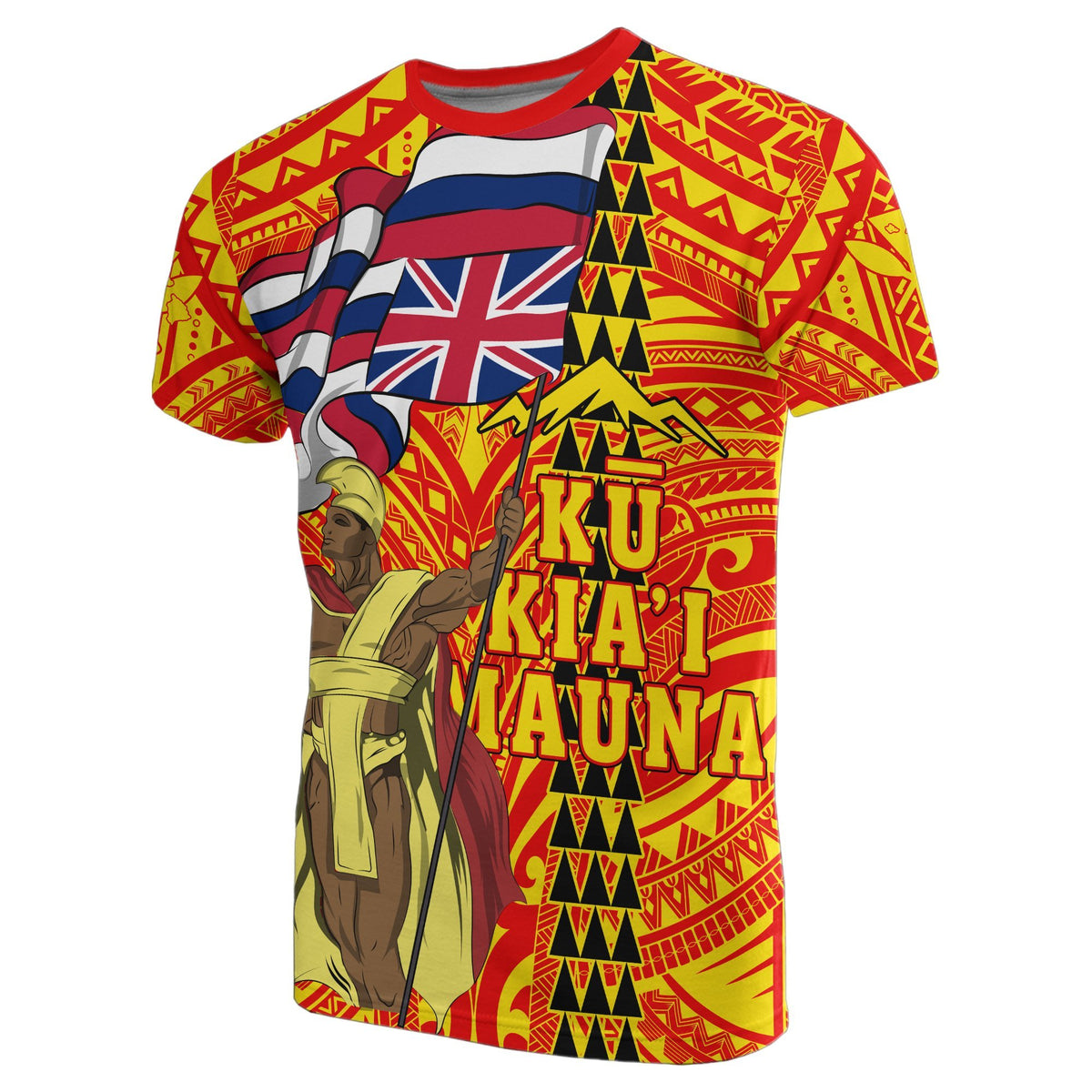 Hawaiian King Defend Mauna Kea T Shirt - Polynesian Pride