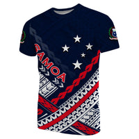 Custom Vibe Hoodie Samoa Polynesian T Shirt Unisex Blue - Polynesian Pride